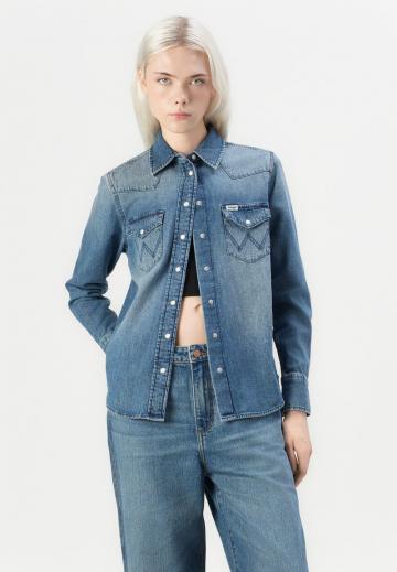 Джинсовая блузка