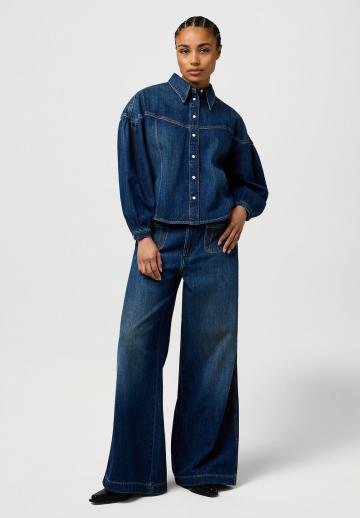 Джинсовая блузка