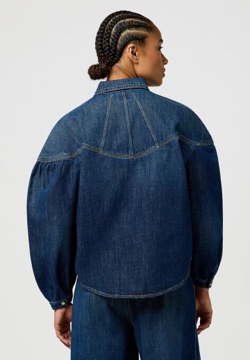 Джинсовая блузка