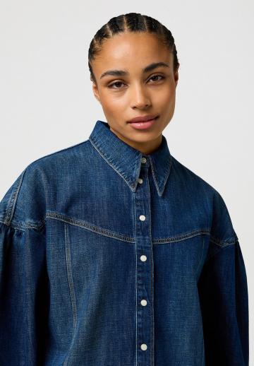 Джинсовая блузка