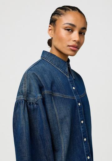 Джинсовая блузка