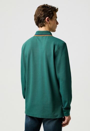 Поло с длинным рукавом