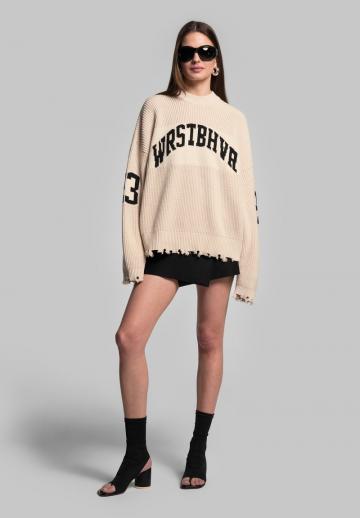 Длинный пуловер