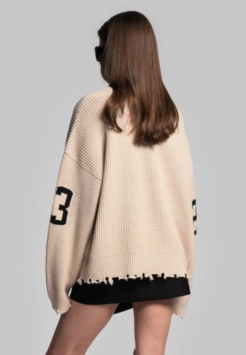 Длинный пуловер