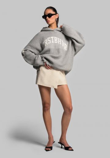 Пуловер с капюшоном