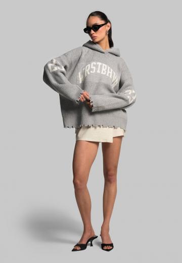 Пуловер с капюшоном