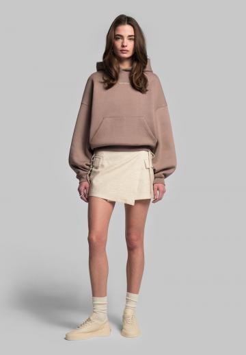 Пуловер с капюшоном