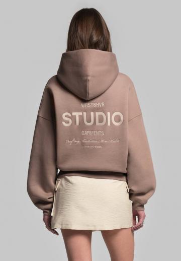 Пуловер с капюшоном