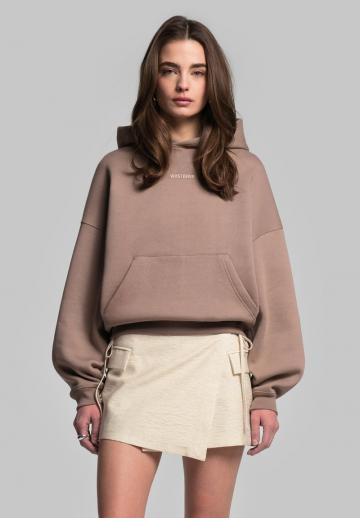 Пуловер с капюшоном