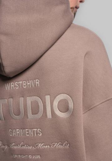 Пуловер с капюшоном