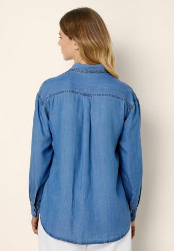Джинсовая блузка