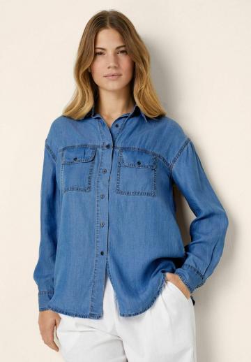 Джинсовая блузка