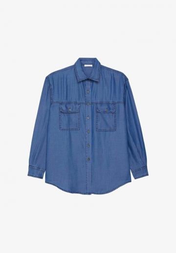 Джинсовая блузка