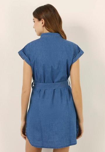 Джинсовое платье