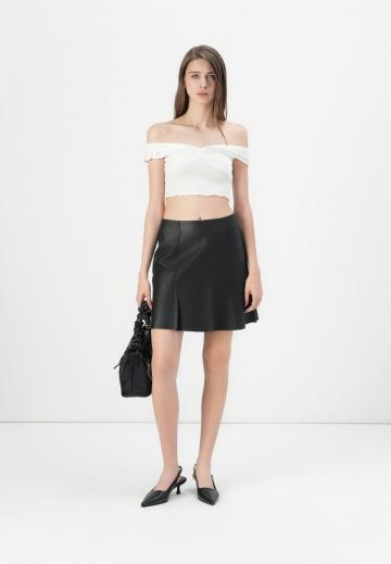 Кожаная юбка