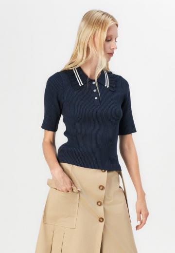 Юбка с накладными карманами