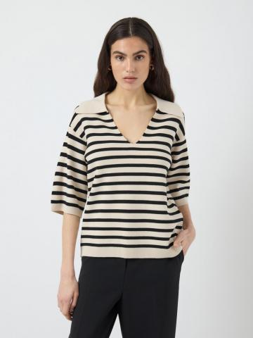 Пуловер с коротким рукавом