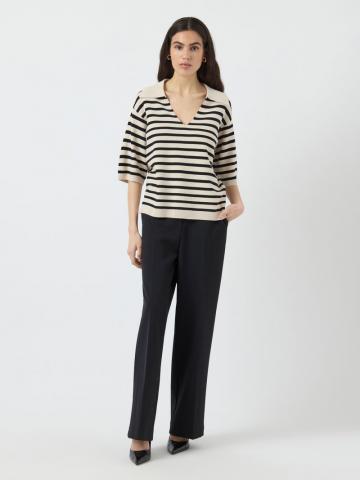 Пуловер с коротким рукавом