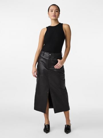 Кожаная юбка