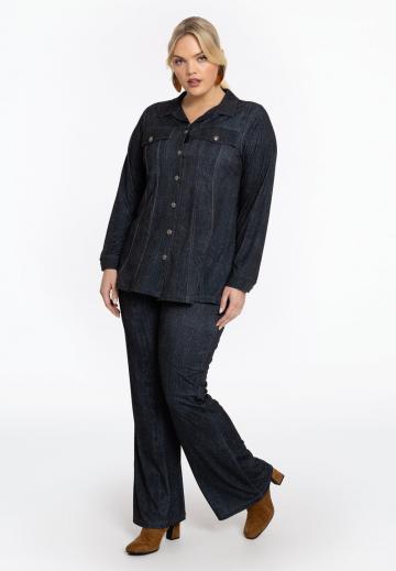 Джинсовая блузка