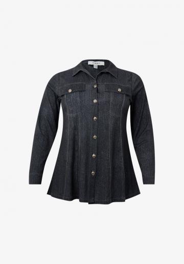 Джинсовая блузка