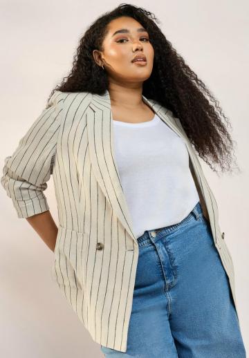 Длинный блейзер