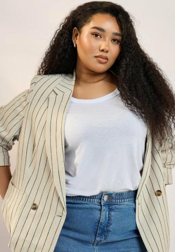 Длинный блейзер