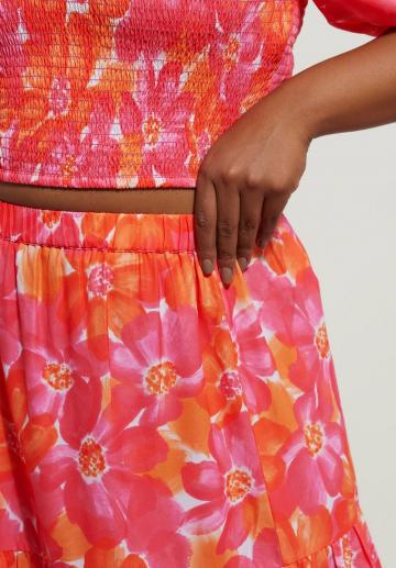 Юбка с воланами