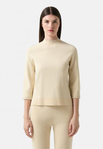 Пуловер с рукавом три четверти