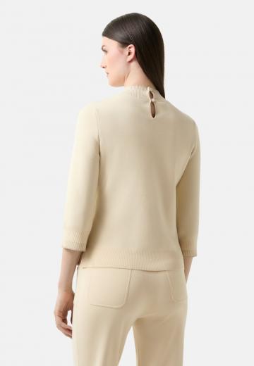 Пуловер с рукавом три четверти