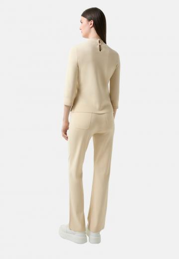 Пуловер с рукавом три четверти