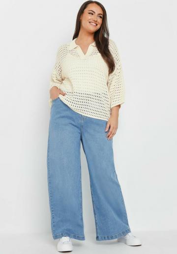 Пуловер с рукавом три четверти