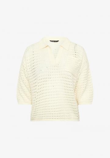 Пуловер с рукавом три четверти