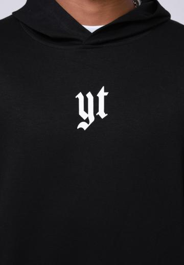 Пуловер с капюшоном