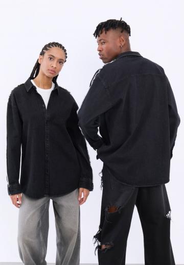 Джинсовая блузка