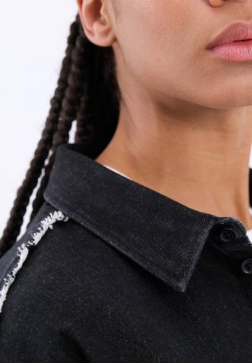 Джинсовая блузка