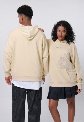 Пуловер с капюшоном