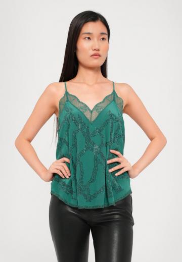 Топ на бретельках