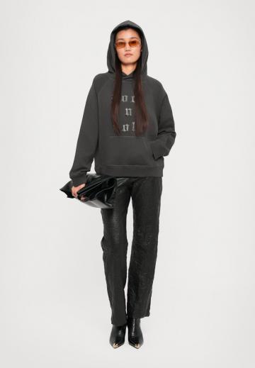 Пуловер с капюшоном