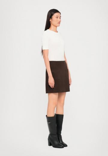 Кожаная юбка