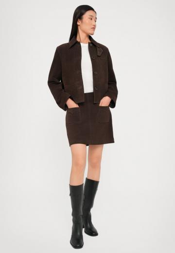 Кожаная юбка