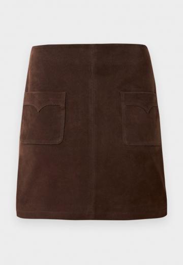 Кожаная юбка