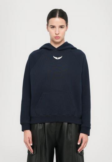 Пуловер с капюшоном