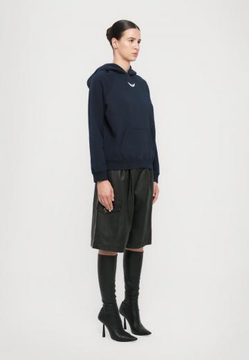 Пуловер с капюшоном