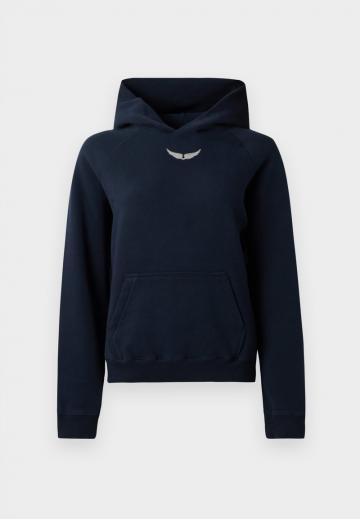 Пуловер с капюшоном