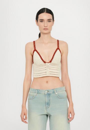 Топ на бретельках