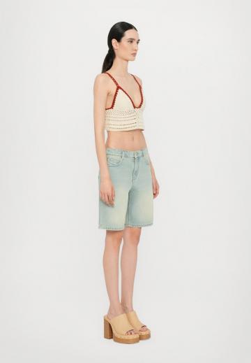 Топ на бретельках