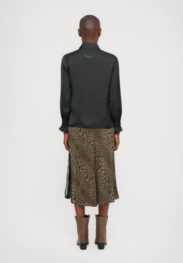 Атласная блузка