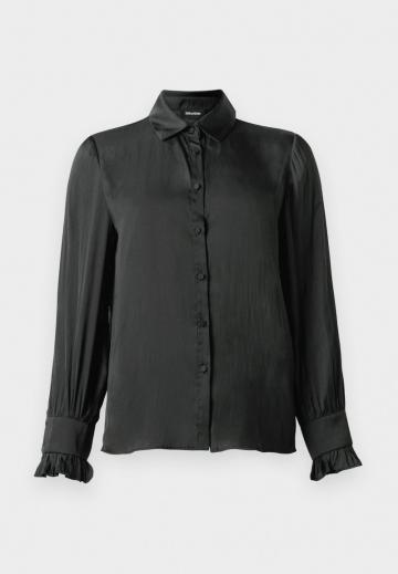 Атласная блузка