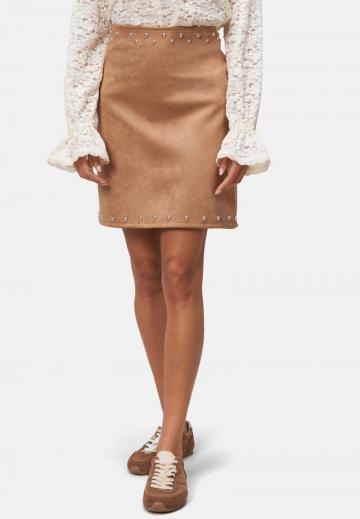 Кожаная юбка